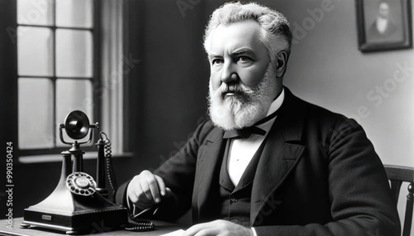 Fototapeta Alexander Graham Bell - Inventor of Telephone 