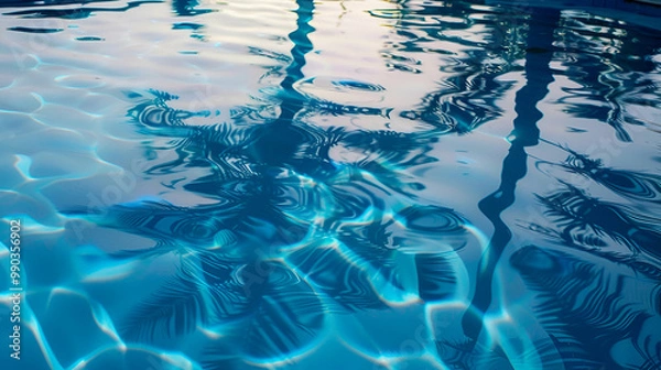 Obraz blue water background