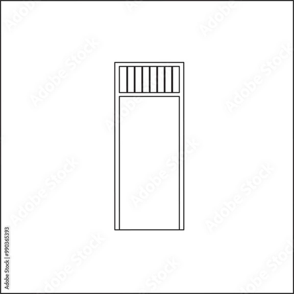 Obraz House door sketch
