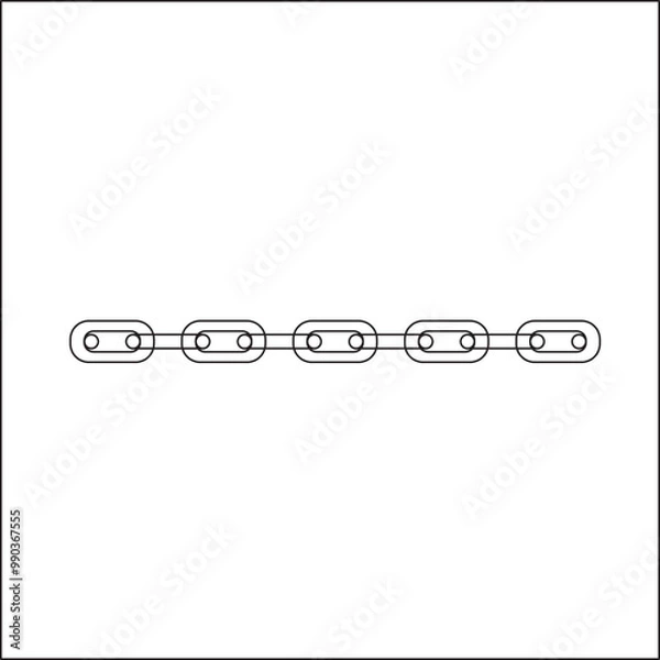 Obraz Chain Sketch For Ship
