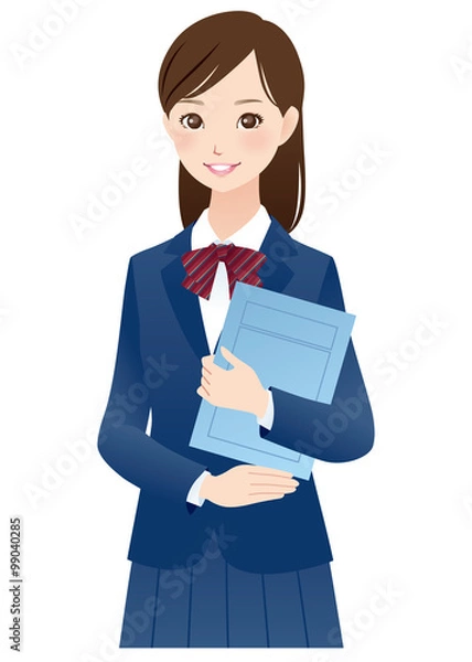 Fototapeta 学生　女子高生