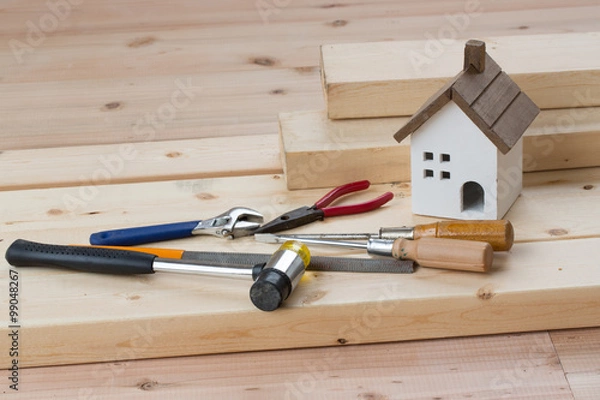 Fototapeta マイホームの計画