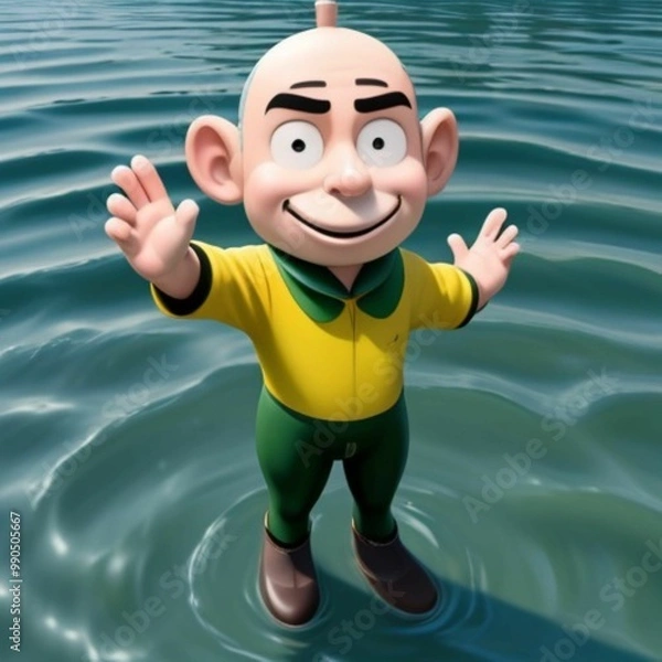 Obraz nage, été, mer, plage, eau, gars