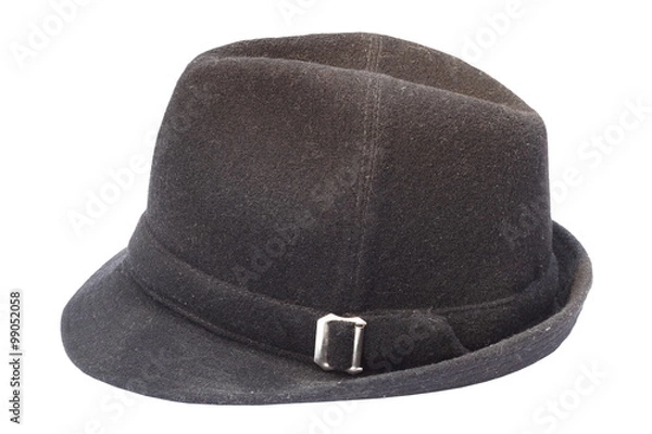 Fototapeta black fedora old hat