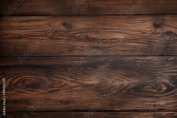 Fototapeta Processed collage of retro vintage wooden table surface texture. Background for banner, backdrop