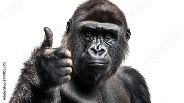 Obraz Gorilla Giving a Thumbs Up