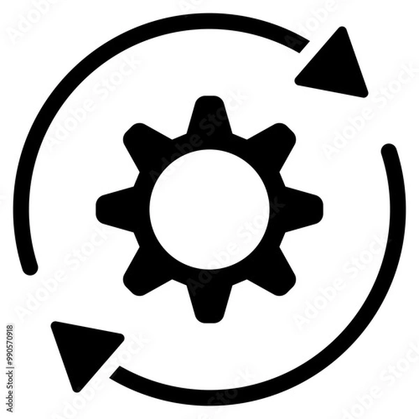 Fototapeta Redesign Solid Icon Design Vector