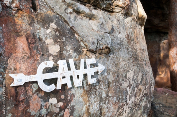 Fototapeta Cave Sign