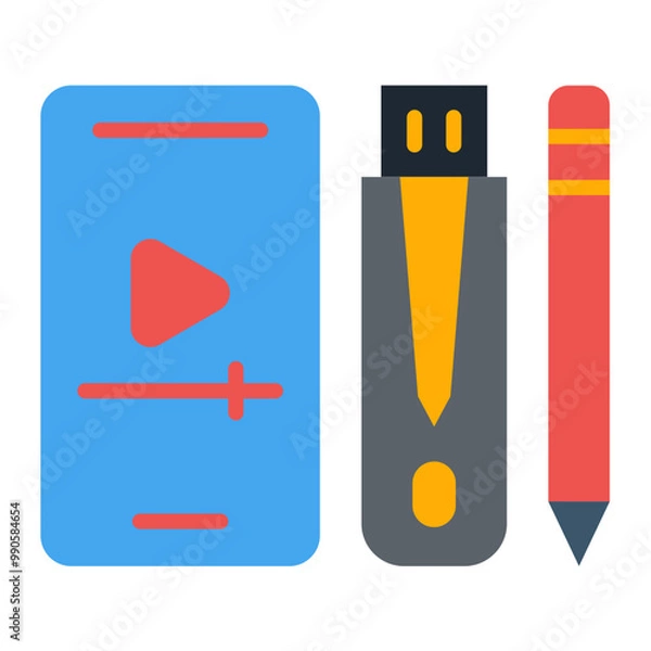 Obraz Flatlay Icon Style