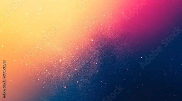 Fototapeta Abstract colorful background with glowing particles.
