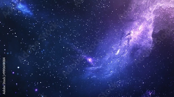 Fototapeta Abstract background with a cosmic, starry effect