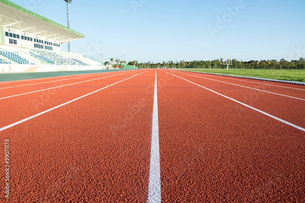 Fototapeta Running track