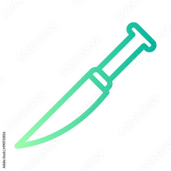 Obraz knife gradient icon