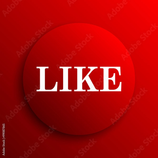 Fototapeta Like icon