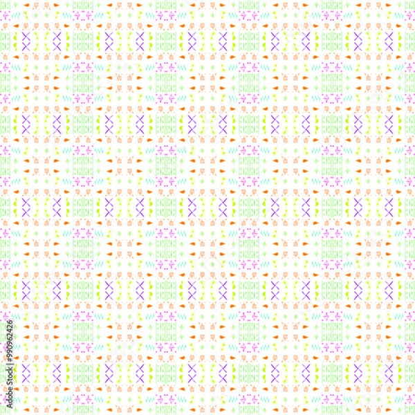 Obraz Patterns with Generic Native Markings Set 1