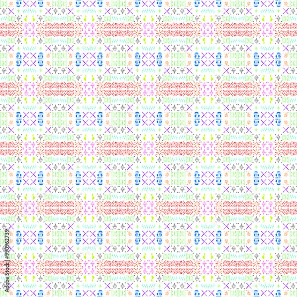 Obraz Patterns with Generic Native Markings Set 1