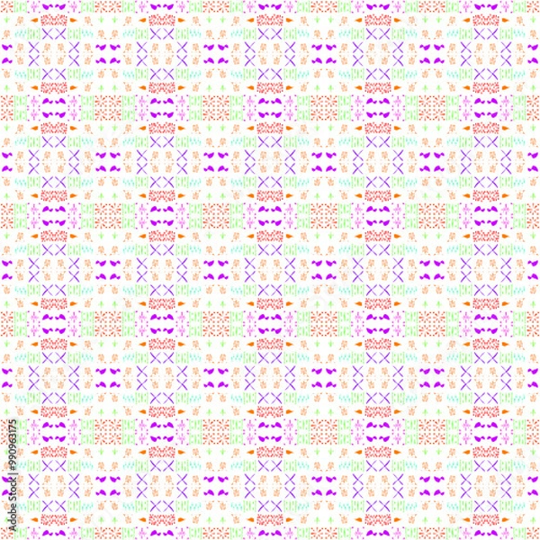 Obraz Patterns with Generic Native Markings Set 1