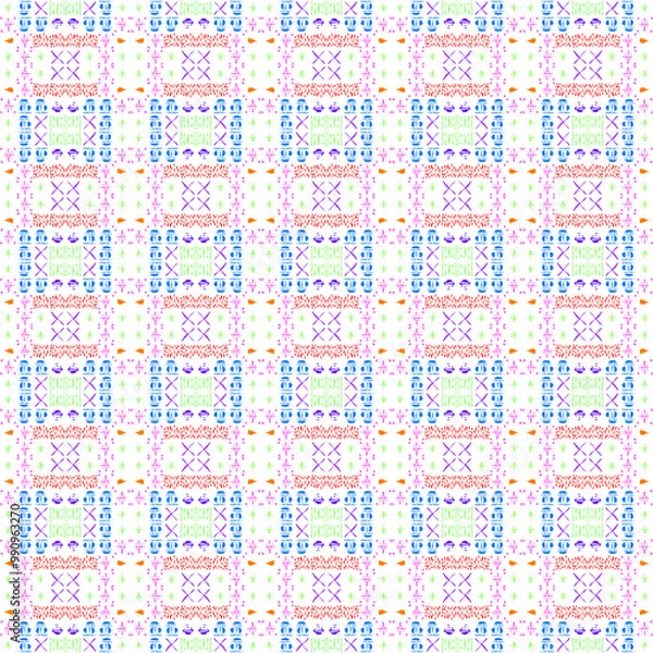Obraz Patterns with Generic Native Markings Set 1