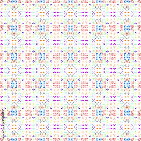 Obraz Patterns with Generic Native Markings Set 1