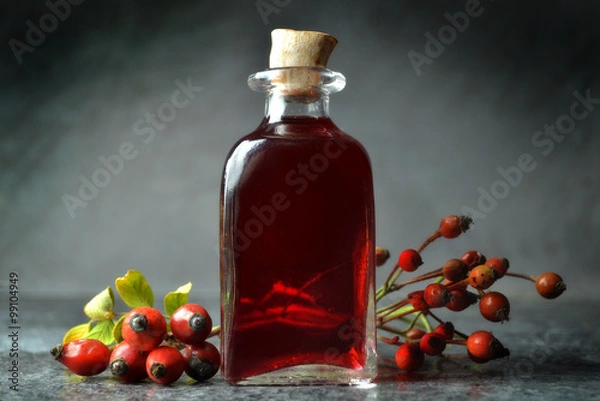 Obraz rose hip liqueur