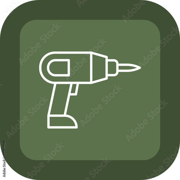 Obraz Drill Icon Design