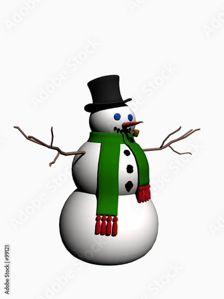 Obraz snowman.