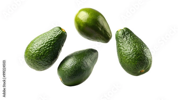 Obraz avocado isolated on white background