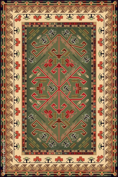 Obraz Design For Ethnic Style Area Rug