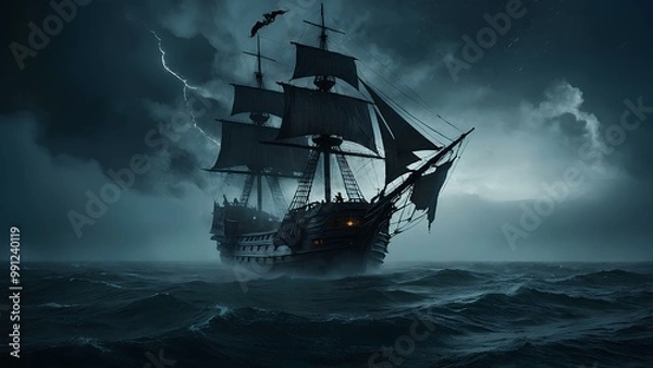 Obraz ship in the sea