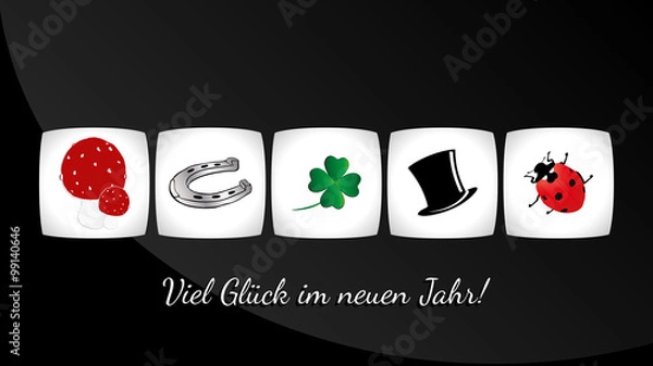 Obraz Banner Gluecksbringer