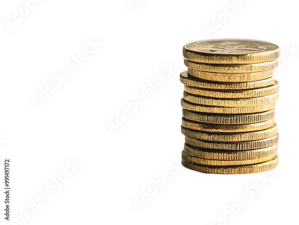Obraz a stack of gold coins