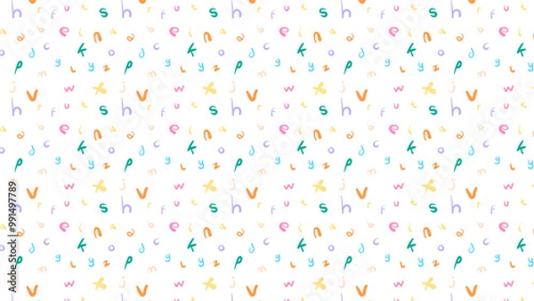 Fototapeta simple pastel font pattern vector background