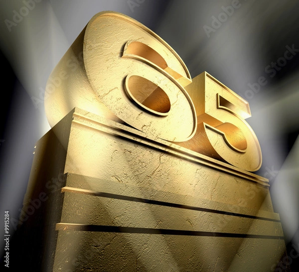 Fototapeta 65 birthday