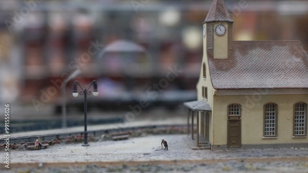 Obraz winter in the city