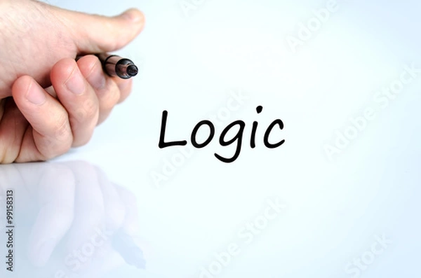 Fototapeta Logic text concept