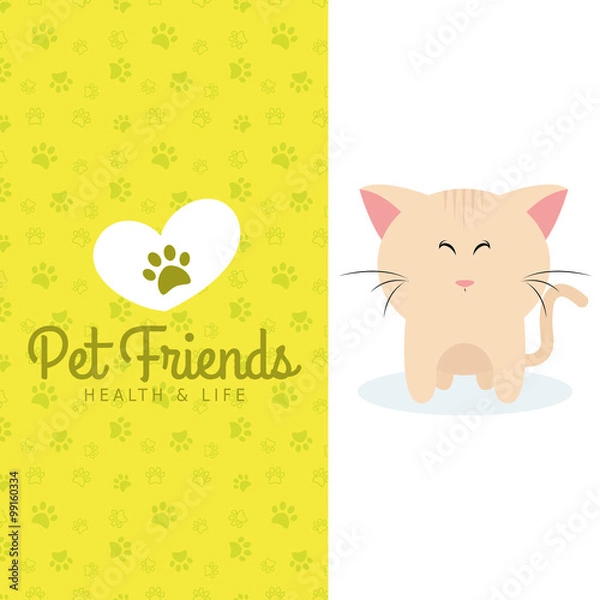 Obraz Pet shop background