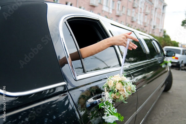 Obraz weddung limousine