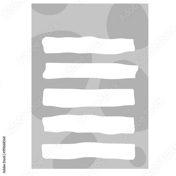 Obraz stationery elements, png