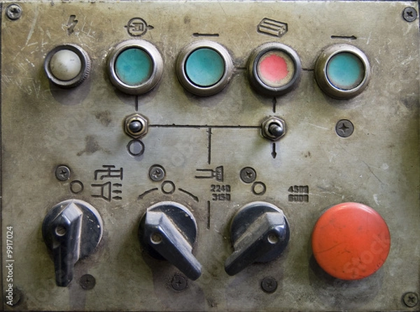 Obraz retro dust control station