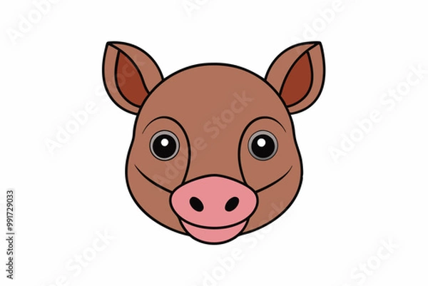 Obraz cartoon pig
