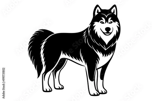 Obraz wolf vector illustration