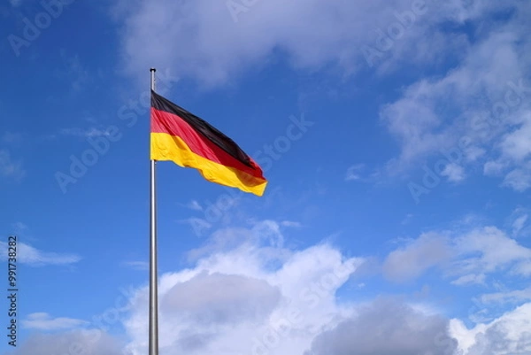 Fototapeta Deutschland Flagge