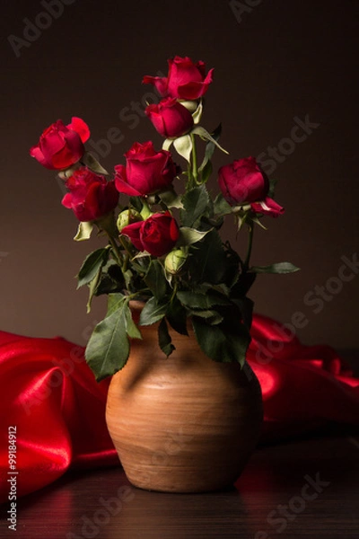 Obraz Fresh red rose