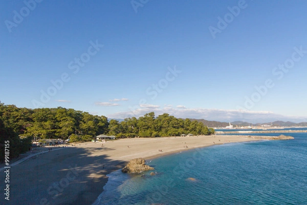 Fototapeta 高知県高知市　桂浜の風景