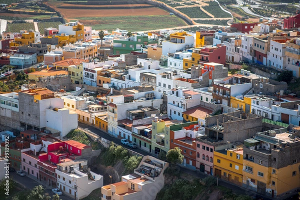 Obraz Galdar city on Gran Canaria island