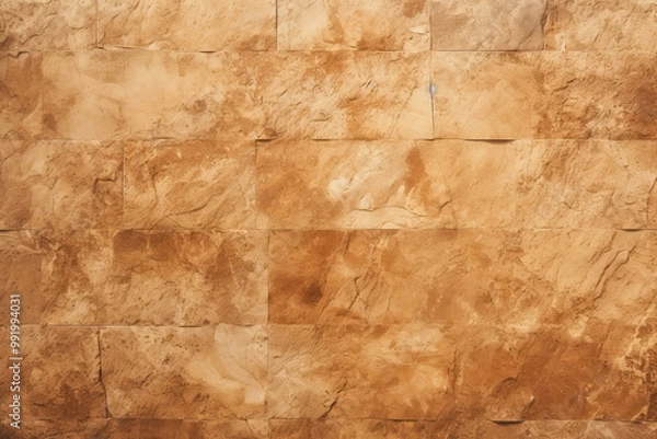 Fototapeta Rustic Stone Wall Texture - Building Exterior Design