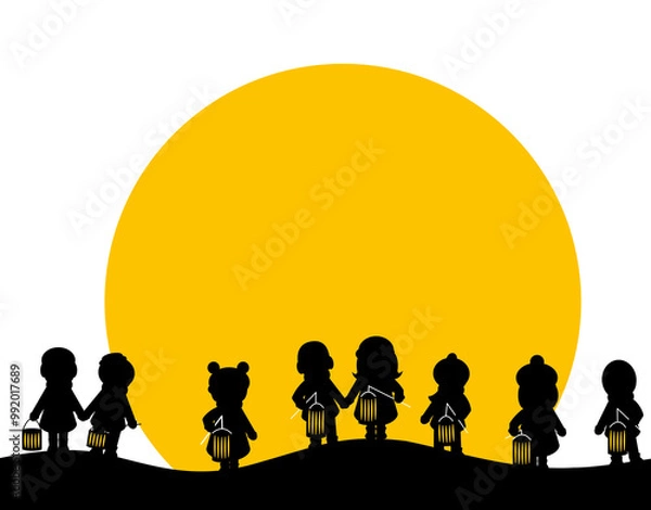 Obraz Sankt Martin Laternenumzug