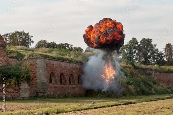 Obraz Explosion and fireball