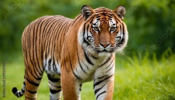 Fototapeta tiger in the grass