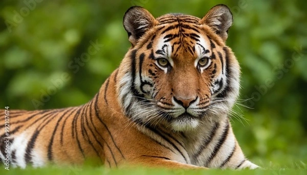 Fototapeta tiger in the grass